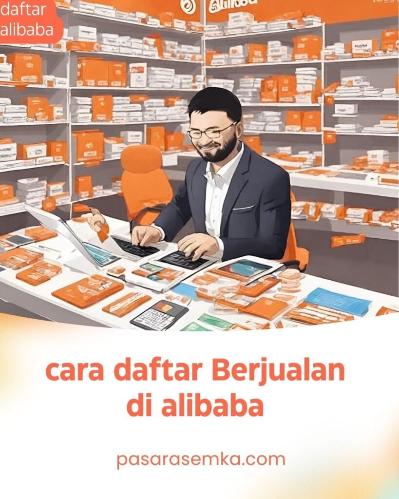 cara daftar Berjualan di alibaba