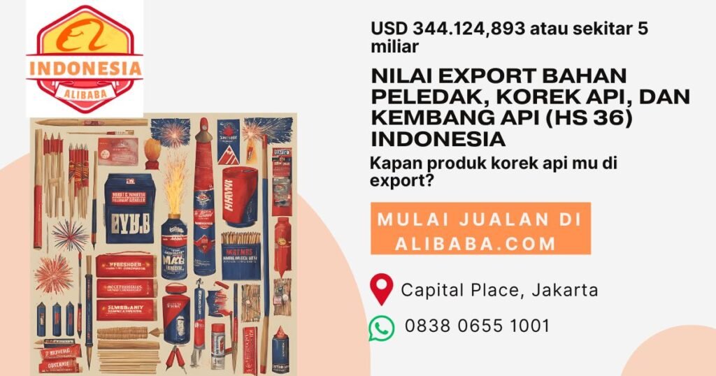 Bahan peledak, korek api, dan kembang api