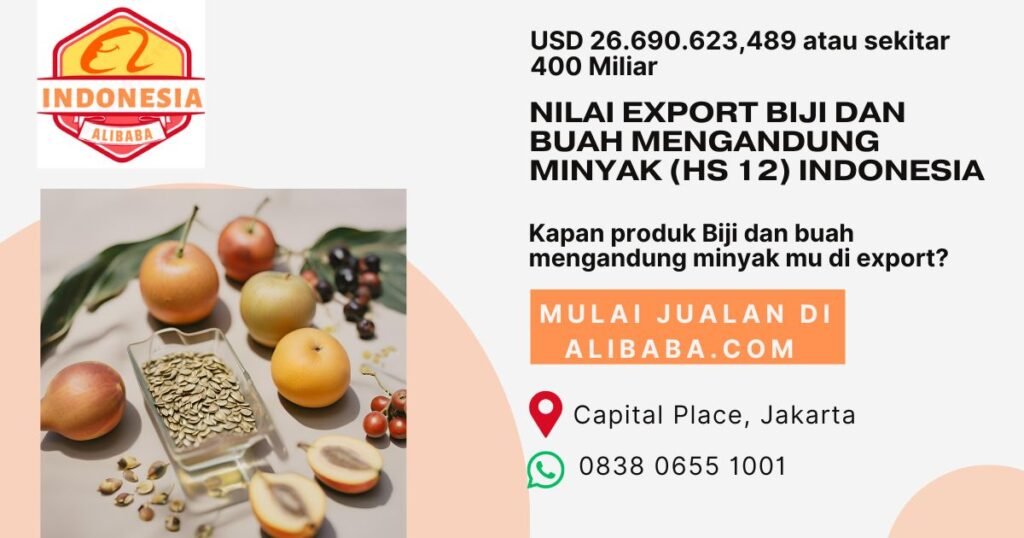 Ekspor Biji dan buah mengandung minyak