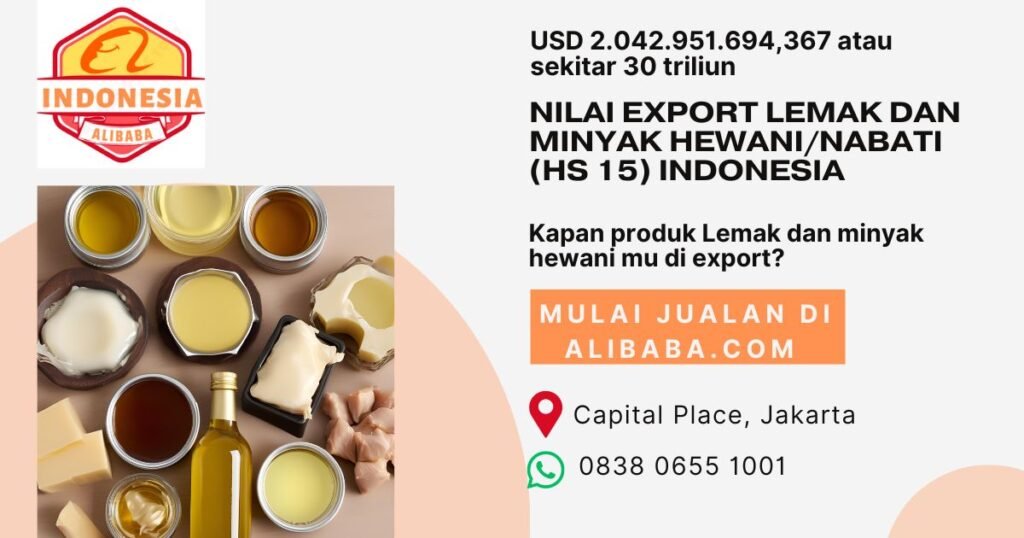 Ekspor Lemak dan Minyak HewaniNabati