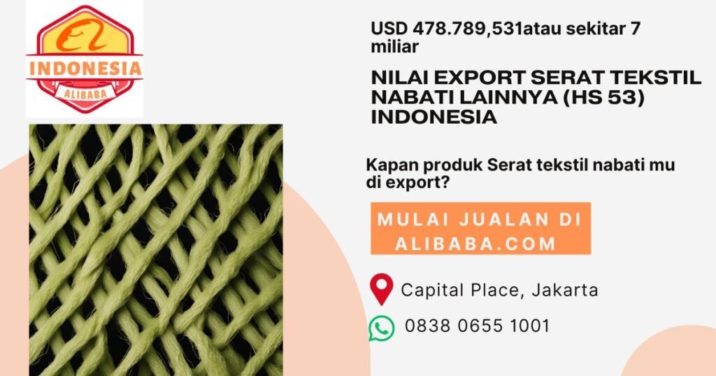 Serat tekstil nabati lainnya