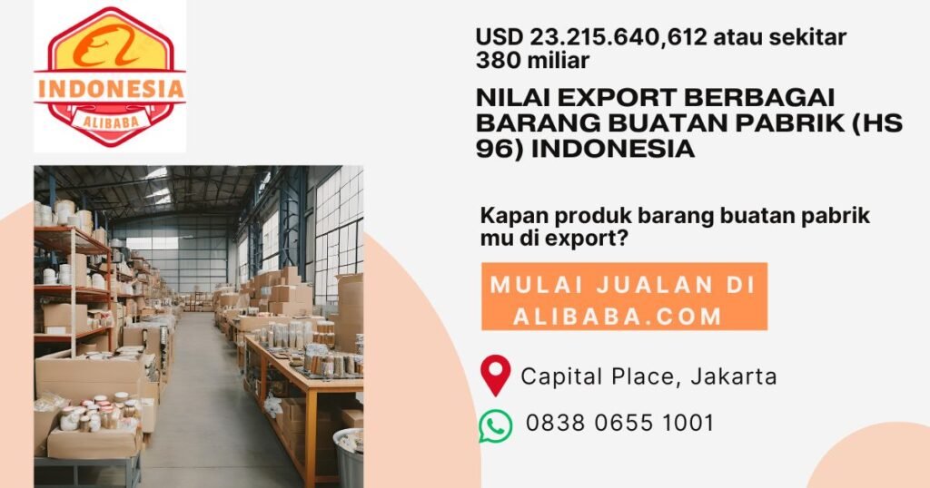 Berbagai barang buatan pabrik