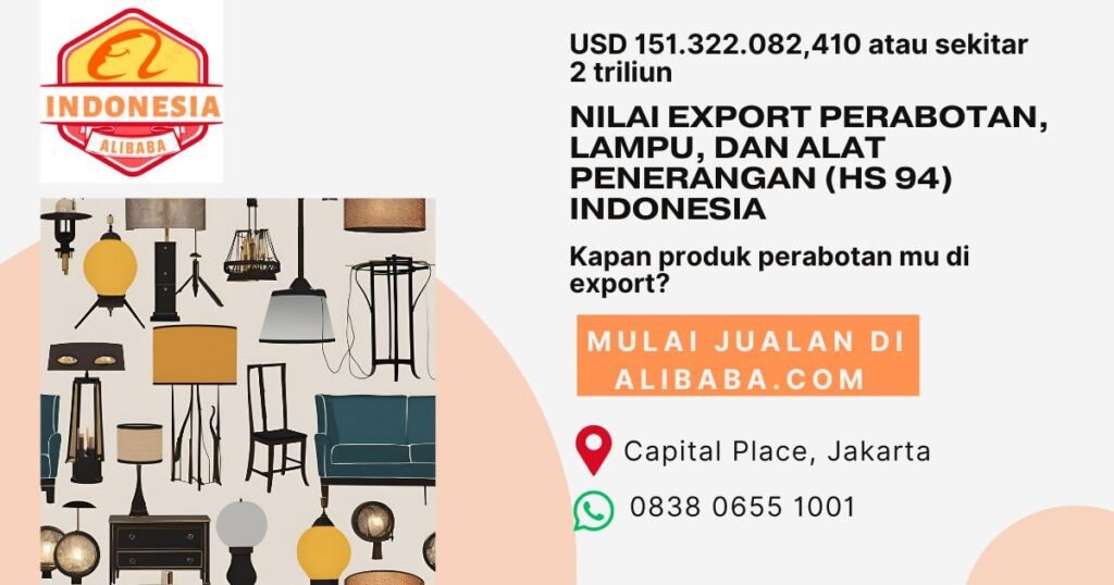 Perabotan, lampu, dan alat penerangan